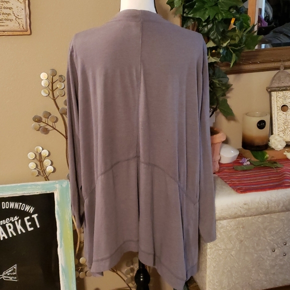 Avenue Gray Cardigan Size 22/24 - Picture 4 of 5